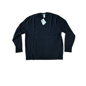 Gap NWT Italian Meriano Wool Sweater. Black Mens SZ XL (MSRP $44.50)